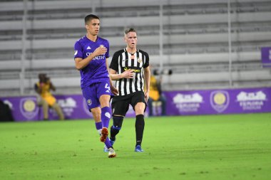 Orlando City SC, 18 Şubat 2020 tarihinde Exploria Stadyumu 'nda oynanan Friendly Maçı' nda KR Reykjavik 'e ev sahipliği yaptı. Fotoğraf: Marty Jean-Louis