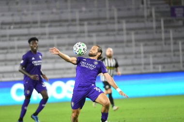Orlando City SC, 18 Şubat 2020 tarihinde Exploria Stadyumu 'nda oynanan Friendly Maçı' nda KR Reykjavik 'e ev sahipliği yaptı. Fotoğraf: Marty Jean-Louis