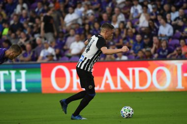Orlando City SC, 18 Şubat 2020 tarihinde Exploria Stadyumu 'nda oynanan Friendly Maçı' nda KR Reykjavik 'e ev sahipliği yaptı. Fotoğraf: Marty Jean-Louis