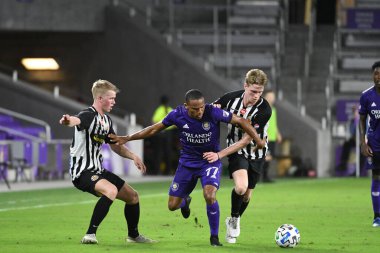Orlando City SC, 18 Şubat 2020 tarihinde Exploria Stadyumu 'nda oynanan Friendly Maçı' nda KR Reykjavik 'e ev sahipliği yaptı. Fotoğraf: Marty Jean-Louis