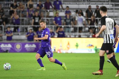Orlando City SC, 18 Şubat 2020 tarihinde Exploria Stadyumu 'nda oynanan Friendly Maçı' nda KR Reykjavik 'e ev sahipliği yaptı. Fotoğraf: Marty Jean-Louis
