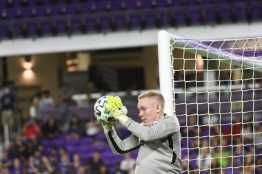 Orlando City SC, 18 Şubat 2020 tarihinde Exploria Stadyumu 'nda oynanan Friendly Maçı' nda KR Reykjavik 'e ev sahipliği yaptı. Fotoğraf: Marty Jean-Louis