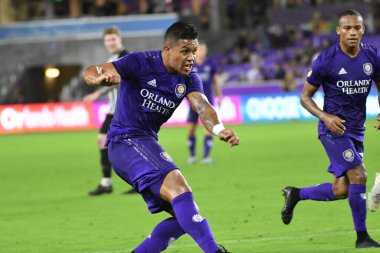 Orlando City SC, 18 Şubat 2020 tarihinde Exploria Stadyumu 'nda oynanan Friendly Maçı' nda KR Reykjavik 'e ev sahipliği yaptı. Fotoğraf: Marty Jean-Louis