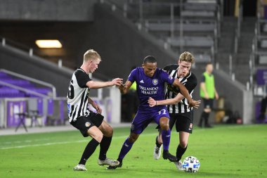 Orlando City SC, 18 Şubat 2020 tarihinde Exploria Stadyumu 'nda oynanan Friendly Maçı' nda KR Reykjavik 'e ev sahipliği yaptı. Fotoğraf: Marty Jean-Louis