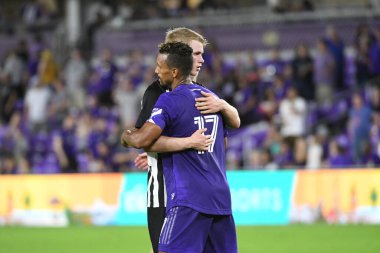 Orlando City SC, 18 Şubat 2020 tarihinde Exploria Stadyumu 'nda oynanan Friendly Maçı' nda KR Reykjavik 'e ev sahipliği yaptı. Fotoğraf: Marty Jean-Louis