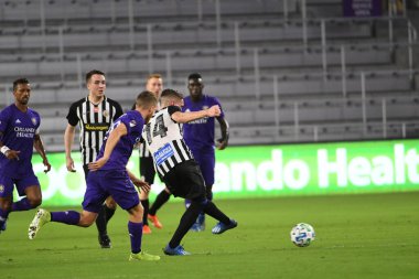Orlando City SC, 18 Şubat 2020 tarihinde Exploria Stadyumu 'nda oynanan Friendly Maçı' nda KR Reykjavik 'e ev sahipliği yaptı. Fotoğraf: Marty Jean-Louis