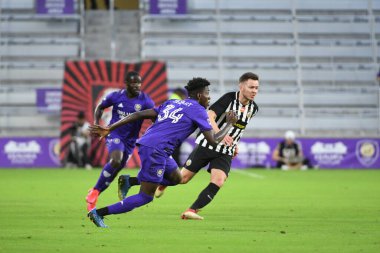 Orlando City SC, 18 Şubat 2020 tarihinde Exploria Stadyumu 'nda oynanan Friendly Maçı' nda KR Reykjavik 'e ev sahipliği yaptı. Fotoğraf: Marty Jean-Louis