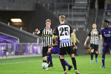 Orlando City SC, 18 Şubat 2020 tarihinde Exploria Stadyumu 'nda oynanan Friendly Maçı' nda KR Reykjavik 'e ev sahipliği yaptı. Fotoğraf: Marty Jean-Louis