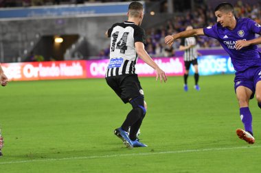 Orlando City SC, 18 Şubat 2020 tarihinde Exploria Stadyumu 'nda oynanan Friendly Maçı' nda KR Reykjavik 'e ev sahipliği yaptı. Fotoğraf: Marty Jean-Louis