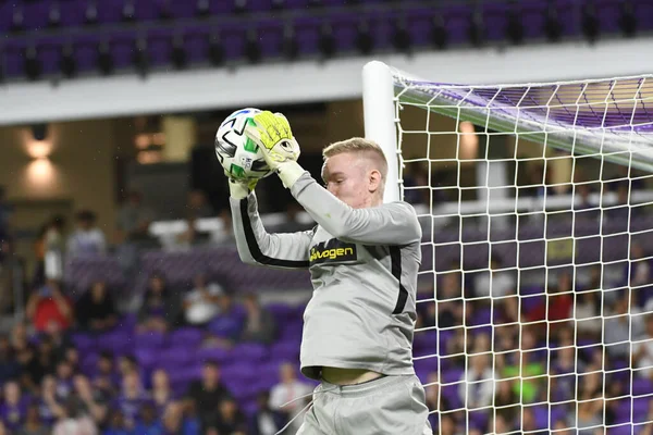 Orlando City SC, 18 Şubat 2020 tarihinde Exploria Stadyumu 'nda oynanan Friendly Maçı' nda KR Reykjavik 'e ev sahipliği yaptı. Fotoğraf: Marty Jean-Louis