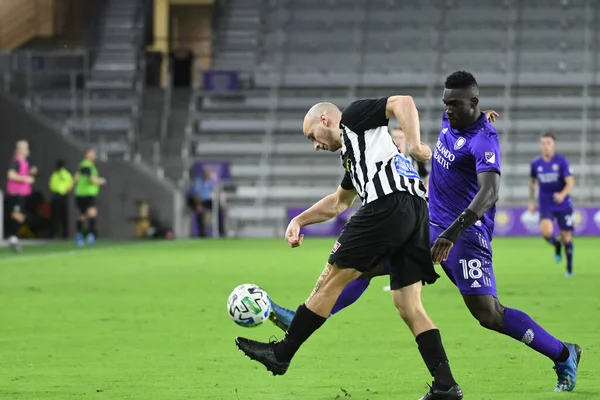 Orlando City SC, 18 Şubat 2020 tarihinde Exploria Stadyumu 'nda oynanan Friendly Maçı' nda KR Reykjavik 'e ev sahipliği yaptı. Fotoğraf: Marty Jean-Louis