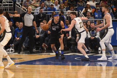 Orlando Magic, 31 Ocak 2019 tarihinde Orlando Florida 'daki Amway Center' da Indiana Pacers 'a ev sahipliği yapmaktadır. Fotoğraf: Marty Jean-Louis