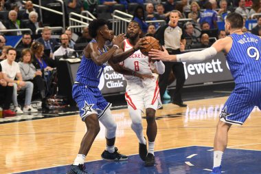 Orlando Magic, Houston Rockets 'a 13 Ocak 2019 tarihinde Amway Arena' da ev sahipliği yaptı. Fotoğraf: Marty Jean-Louis