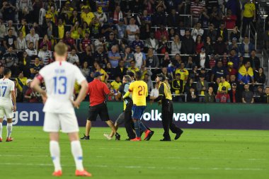 ABD Erkekler Milli Takımı 21 Mart 2019 tarihinde Orlando Florida 'daki Orlando City Stadyumu' nda Ekvador Milli Takımı 'na ev sahipliği yaptı. Fotoğraf: Marty Jean-Louis