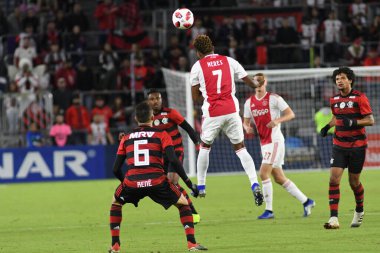 Ajax, Flemengo 'ya karşı Orlando City Stadyumu' nda 10 Ocak 2019 Perşembe günü. Fotoğraf: Marty Jean-Louis, 2019. Fotoğraf: Marty Jean-Louis