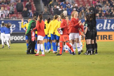 SheBelieves Kupası Finali, 5 Mart 2019 'da Tampa Florida Raymond James Stadyumu' nda ABD ile Brezilya arasında oynanacak. Fotoğraf: Marty Jean-Louis