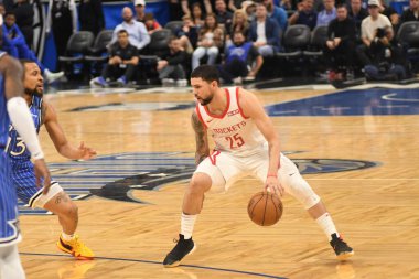 Orlando Magic, Houston Rockets 'a 13 Ocak 2019 tarihinde Amway Arena' da ev sahipliği yaptı. Fotoğraf: Marty Jean-Louis