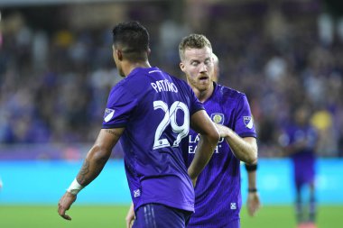 Orlando City 20 Şubat 2019 Çarşamba günü Orlando Fl 'daki Orlando City Stadyumu' nda New England 'a ev sahipliği yaptı. Fotoğraf: Marty Jean-Louis