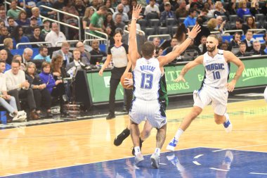 Orlando Magic 12 Ocak 2019 tarihinde Boston Celtics 'e Amway Stadyumu' nda ev sahipliği yaptı. Fotoğraf: Marty Jean-Louis