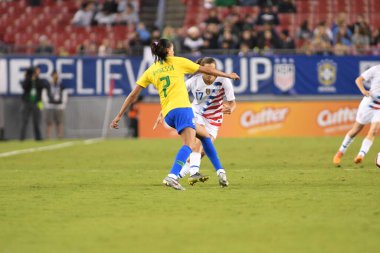SheBelieves Kupası Finali, 5 Mart 2019 'da Tampa Florida Raymond James Stadyumu' nda ABD ile Brezilya arasında oynanacak. Fotoğraf: Marty Jean-Louis