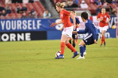 Japonya, İngiltere 'ye karşı Raymond James Stadyumu' nda 5 Mart 2019 'da Tampa Florida' da. Fotoğraf: Marty Jean-Louis