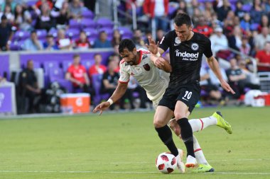 Flamengo Eintracht Frankfurt 'a karşı 12 Ocak 2019 Cumartesi günü Orlando City Stadyumu' nda. Fotoğraf: Marty Jean-Louis
