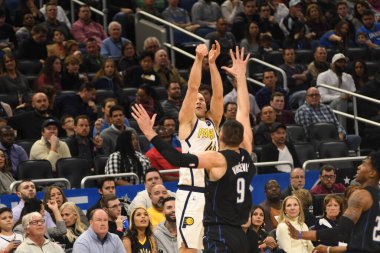 Orlando Magic, 31 Ocak 2019 tarihinde Orlando Florida 'daki Amway Center' da Indiana Pacers 'a ev sahipliği yapmaktadır. Fotoğraf: Marty Jean-Louis