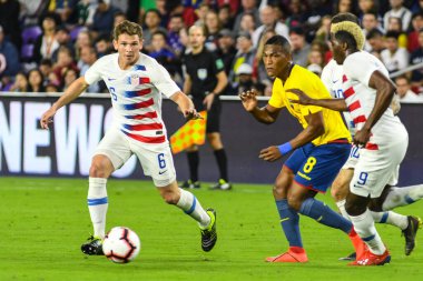 ABD Erkekler Milli Takımı 21 Mart 2019 tarihinde Orlando Florida 'daki Orlando City Stadyumu' nda Ekvador Milli Takımı 'na ev sahipliği yaptı. Fotoğraf: Marty Jean-Louis