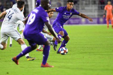 Orlando City 20 Şubat 2019 Çarşamba günü Orlando Fl 'daki Orlando City Stadyumu' nda New England 'a ev sahipliği yaptı. Fotoğraf: Marty Jean-Louis