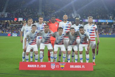 ABD Erkekler Milli Takımı 21 Mart 2019 tarihinde Orlando Florida 'daki Orlando City Stadyumu' nda Ekvador Milli Takımı 'na ev sahipliği yaptı. Fotoğraf: Marty Jean-Louis