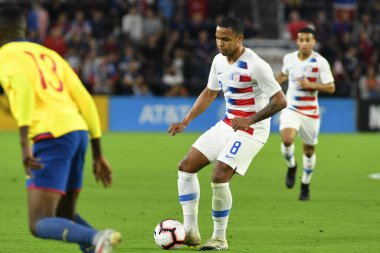 ABD Erkekler Milli Takımı 21 Mart 2019 tarihinde Orlando Florida 'daki Orlando City Stadyumu' nda Ekvador Milli Takımı 'na ev sahipliği yaptı. Fotoğraf: Marty Jean-Louis