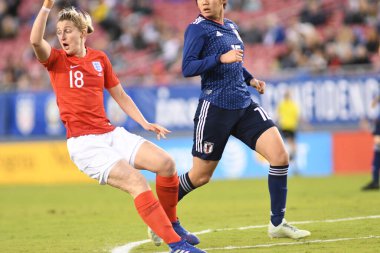 Japonya, İngiltere 'ye karşı Raymond James Stadyumu' nda 5 Mart 2019 'da Tampa Florida' da. Fotoğraf: Marty Jean-Louis