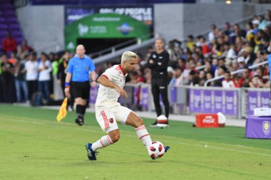 Flamengo Eintracht Frankfurt 'a karşı 12 Ocak 2019 Cumartesi günü Orlando City Stadyumu' nda. Fotoğraf: Marty Jean-Louis