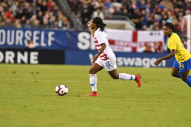 SheBelieves Kupası Finali, 5 Mart 2019 'da Tampa Florida Raymond James Stadyumu' nda ABD ile Brezilya arasında oynanacak. Fotoğraf: Marty Jean-Louis