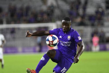 Orlando City 20 Şubat 2019 Çarşamba günü Orlando Fl 'daki Orlando City Stadyumu' nda New England 'a ev sahipliği yaptı. Fotoğraf: Marty Jean-Louis