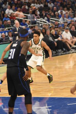 Orlando Magic, 19 Ocak 2019 Cumartesi günü Orlando Florida 'daki Amway Arena' da Milwaukee Doları 'na ev sahipliği yapıyor. Fotoğraf: Marty Jean-Louis