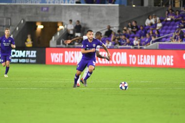 Orlando City 20 Şubat 2019 Çarşamba günü Orlando Fl 'daki Orlando City Stadyumu' nda New England 'a ev sahipliği yaptı. Fotoğraf: Marty Jean-Louis