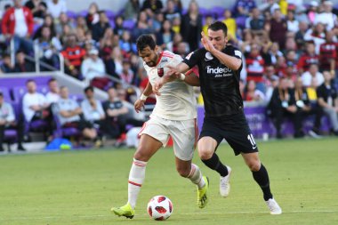 Flamengo Eintracht Frankfurt 'a karşı 12 Ocak 2019 Cumartesi günü Orlando City Stadyumu' nda. Fotoğraf: Marty Jean-Louis