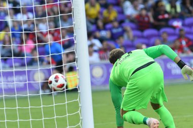 Flamengo Eintracht Frankfurt 'a karşı 12 Ocak 2019 Cumartesi günü Orlando City Stadyumu' nda. Fotoğraf: Marty Jean-Louis
