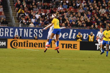 SheBelieves Kupası Finali, 5 Mart 2019 'da Tampa Florida Raymond James Stadyumu' nda ABD ile Brezilya arasında oynanacak. Fotoğraf: Marty Jean-Louis