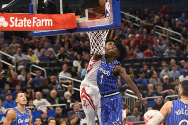 Orlando Magic, Houston Rockets 'a 13 Ocak 2019 tarihinde Amway Arena' da ev sahipliği yaptı. Fotoğraf: Marty Jean-Louis