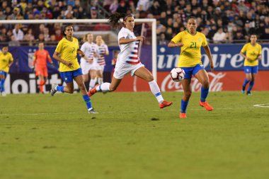 SheBelieves Kupası Finali, 5 Mart 2019 'da Tampa Florida Raymond James Stadyumu' nda ABD ile Brezilya arasında oynanacak. Fotoğraf: Marty Jean-Louis