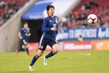 Japonya, İngiltere 'ye karşı Raymond James Stadyumu' nda 5 Mart 2019 'da Tampa Florida' da. Fotoğraf: Marty Jean-Louis