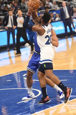 Orlando Magic, 7 Şubat 2019 'da Orlando, Florida' da Amway Arena 'da Minnesota Timberwolves' a ev sahipliği yapar. Fotoğraf: Marty Jean-Louis