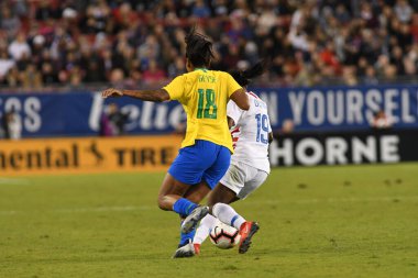 SheBelieves Kupası Finali, 5 Mart 2019 'da Tampa Florida Raymond James Stadyumu' nda ABD ile Brezilya arasında oynanacak. Fotoğraf: Marty Jean-Louis