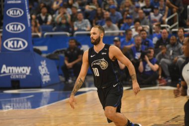 Orlando Magic, 19 Ocak 2019 Cumartesi günü Orlando Florida 'daki Amway Arena' da Milwaukee Doları 'na ev sahipliği yapıyor. Fotoğraf: Marty Jean-Louis