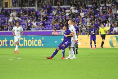 Orlando City 20 Şubat 2019 Çarşamba günü Orlando Fl 'daki Orlando City Stadyumu' nda New England 'a ev sahipliği yaptı. Fotoğraf: Marty Jean-Louis
