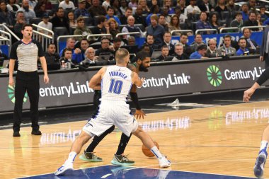 Orlando Magic 12 Ocak 2019 tarihinde Boston Celtics 'e Amway Stadyumu' nda ev sahipliği yaptı. Fotoğraf: Marty Jean-Louis