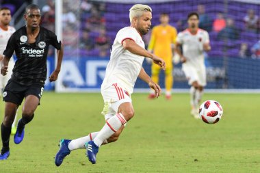 Flamengo Eintracht Frankfurt 'a karşı 12 Ocak 2019 Cumartesi günü Orlando City Stadyumu' nda. Fotoğraf: Marty Jean-Louis