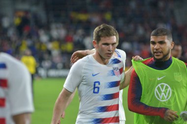 ABD Erkekler Milli Takımı 21 Mart 2019 tarihinde Orlando Florida 'daki Orlando City Stadyumu' nda Ekvador Milli Takımı 'na ev sahipliği yaptı. Fotoğraf: Marty Jean-Louis